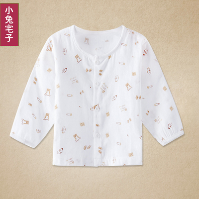 呵護寶寶嬌嫩肌膚 夏季純棉雙層紗布對開上衣